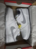 耐克NIKE男子休閑鞋 BIG NIKE LOW 運動(dòng)鞋355152-106白灰42 曬單實(shí)拍圖