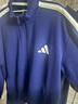 adidas經(jīng)典休閑三條紋長(cháng)袖套裝男女秋季阿迪達斯官方輕運動(dòng) 深藍（推薦選大一碼）   XL 曬單實(shí)拍圖