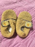 貝瑞加（Babyprints）嬰兒地板襪男女寶寶軟底學(xué)步襪室內早教襪套保暖隔涼鞋襪 黃M 曬單實(shí)拍圖