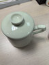 景德鎮高檔羊脂玉青瓷辦公杯陶瓷帶過(guò)濾茶杯茶水分離馬克杯辦公室泡茶杯 羊脂玉龍頭杯三件套(簡(jiǎn)裝) 400ml 曬單實(shí)拍圖