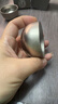 鈦杯純鈦茶碗主人杯雙層鈦合金功夫茶杯鈦茶具鈦酒杯家用茶具套裝 純鈦雙層茶碗-貴族銀 曬單實(shí)拍圖