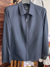 安東尼奧【高支精紡100%羊毛】經(jīng)典純色翻領(lǐng)男士外套春秋行政干部商務(wù)夾克 藏青 XL /52(180/96A) 曬單實(shí)拍圖