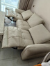 京東京造家具大黑牛真皮電動(dòng)沙發(fā)躺椅  頭層牛皮客廳懶人椅2.7米白 曬單實(shí)拍圖