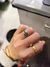 QMXD可轉動(dòng)戒指男款潮流單身戒旋轉開(kāi)瓶蓋男士戒指百搭鈦鋼學(xué)生食指戒 默認發(fā)9號，其他尺寸備注 曬單實(shí)拍圖