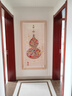 紀樂(lè )朵葫蘆玄關(guān)墻裝飾畫(huà)新中式九魚(yú)客廳走廊過(guò)道盡頭掛畫(huà)高端大氣壁畫(huà) 福祿吉祥-A 80*160cm【建議1.0-1.2米墻寬】 【輕奢金色】鋁合金--晶瓷畫(huà) 普通款 曬單實(shí)拍圖
