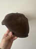 諄梧貝雷帽子女2025新款復古前進(jìn)帽秋冬季大頭圍顯臉小報童帽鴨舌帽男 咖啡色 均碼 【55-59cm】 曬單實(shí)拍圖