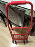 杰適小號折疊購物車(chē)便攜買(mǎi)菜車(chē)手拉車(chē)小拖車(chē)超市推車(chē)老人小拉車(chē)菜籃車(chē) 折疊小巧 紅色 曬單實(shí)拍圖