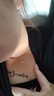締晶999足銀項鏈女士銀配鏈單鏈子無(wú)吊墜鎖骨鏈裸鏈素鏈學(xué)生頸鏈細鏈條高級感輕奢 曬單實(shí)拍圖