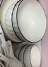 潔雅杰碗碟套裝家用陶瓷餐具整套碗盤(pán)套餐禮盒裝喬遷送禮 26頭荷花 曬單實(shí)拍圖