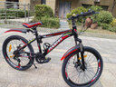 鳳凰（Phoenix）兒童自行車(chē)山地車(chē)男女學(xué)生腳踏車(chē)6-15歲童車(chē) 霸道 黑紅色 22寸 曬單實(shí)拍圖
