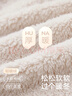 貓人【保暖珊瑚絨】女士睡衣女秋冬情侶可外穿加厚青少年家居服25新品 曬單實(shí)拍圖