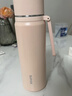 蘇泊爾（SUPOR）保溫杯316L不銹鋼保溫水杯子便攜男女士學(xué)生大容量 輕盈粉【304內膽+茶濾】520ml 曬單實(shí)拍圖