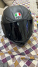 AGV K6S碳芳綸纖維大尾翼摩托車(chē)頭盔機車(chē)全盔賽車(chē)男女四季通風(fēng)3C MATT BLACK（啞黑） L（適合57-58頭圍） 曬單實(shí)拍圖