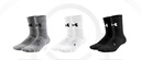 安德瑪（Under Armour）籃球襪子 運動(dòng)襪男女 跑步羽毛球防臭襪中筒棉襪 組合色L碼三雙裝 曬單實(shí)拍圖