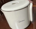 美的（Midea）迷你便攜式燒水杯旅行折疊小容量恒溫保溫壺316L不銹鋼沖奶泡茶自動(dòng)斷電泡面杯年貨MK-SH07S105 曬單實(shí)拍圖