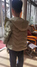 全棉時(shí)代兒童男女童秋冬棉服外套大衣保暖童裝棉衣嬰兒少年易去污款 【易去污款】豆沙淺綠 140 曬單實(shí)拍圖