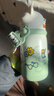 babycare西高地保溫杯學(xué)飲兒童寶寶學(xué)生上學(xué)水壺吸管直飲杯外出6月+-大綠 曬單實(shí)拍圖