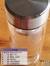 富光玻璃杯雙層帶茶隔大容量水杯 高檔商務(wù)泡茶杯 高硼硅杯子500ml 曬單實(shí)拍圖
