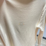 香影內搭打底衫女長(cháng)袖2025冬季新款時(shí)尚套頭綠色半高領(lǐng)針織衫上衣 米白 M 160/84A/95-110斤 曬單實(shí)拍圖
