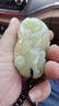 春龍玉貔貅手把件青玉精品男女玉皮休阿富汗玉玉石手玩掛件方解石玉器 款1 大號6.1*3.6左右 曬單實(shí)拍圖