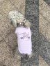 湯尼熊 TAWNEYBEAR狗狗衣服春夏背心雪納瑞泰迪比熊馬爾濟斯博美約克夏柴犬貓咪可愛(ài) 兩面穿花邊背心【香芋紫】 L丨背長(cháng)33胸圍48建議8-14斤 曬單實(shí)拍圖