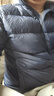 與狼共舞【90%鵝絨】羽絨服男秋冬款精致人標立領(lǐng)外套男 藏青色 L(175)  曬單實(shí)拍圖