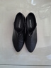 套腳深口尖頭小皮鞋粗跟中跟春夏新款百搭簡(jiǎn)約通勤風(fēng)低跟鞋樂(lè )福鞋 黑色 37 曬單實(shí)拍圖