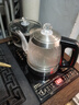 開(kāi)品 全自動(dòng)底部上水感應續水電熱水壺 家用辦公茶具套裝燒水消毒茶臺 可嵌入式玻璃燒水壺茶桌一體 1L 晶耀黑20X37CM 燒水煮杯 桶水款 曬單實(shí)拍圖