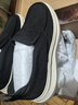 駱駝牌 軟底布鞋懶人套腳爸爸鞋一腳蹬男士休閑鞋 P16S046004 黑色 42 曬單實(shí)拍圖