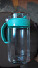 茶花（CHAHUA）玻璃油壺油瓶醬油瓶調料瓶家用廚房油壸油罐防漏容器醋瓶醋壺 【藍色-550ML】玻璃瓶身 曬單實(shí)拍圖