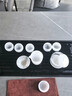 琉璃茶具套裝組合白玉茶杯家用送禮玉瓷功夫蓋碗茶壺整套禮盒禮品 水墨琉璃玉瓷套裝【安全包裝】 1蓋碗+1公道+1茶漏套組+6茶杯 曬單實(shí)拍圖