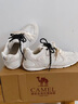 駱駝（CAMEL）薄底鞋女流年復古休閑運動(dòng)耐磨德訓鞋子 K25B09L7031 象牙白 39 曬單實(shí)拍圖