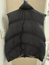 adidas百搭保暖鴨絨羽絨背心馬甲男女秋冬 90絨子阿迪達斯三葉草   黑色/卵石銀灰/白色   XS 曬單實(shí)拍圖