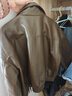 UR2025秋季新款女裝休閑甜酷蝴蝶結褶皺皮衣外套UYL150035 曬單實(shí)拍圖