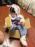 凡獵女童套裝春裝2026新款洋氣嬰兒衣服寶寶背帶褲牛仔兩件套春秋 曬單實(shí)拍圖
