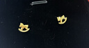 周六福（ZLF）黃金耳飾女生肖馬金彩木馬5G足金耳釘本命年 計價(jià) 0.97g 曬單實(shí)拍圖