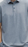 lululemon丨Evolution 男士短袖休閑衫 *珠地 LM3DZPS 雜色鐵藍 M 曬單實(shí)拍圖