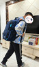 Baleno兒童書(shū)包男一到三到六年級大容量雙肩包小學(xué)生背包男童減負護脊包 【大容量多隔層】主圖款藍色大號（無(wú)掛件） 曬單實(shí)拍圖