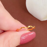 周六福（ZLF） 黃金戒指女足金創(chuàng  )意波紋素圈戒指細圈指環(huán) 計價(jià) 16號 - 0.79g 曬單實(shí)拍圖