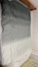 海瀾之家（HLA）床上三四件套純棉水洗棉麻裸睡親膚床上用牛奶絨床單床笠被套被罩 【速干不縮水】A類(lèi)裸睡-漸變海藍 三件套被套1.5*2m 床單款 1.8*2.3m 曬單實(shí)拍圖