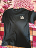 名創(chuàng  )優(yōu)品（MINISO）短袖t恤男夏季潮牌半袖2026新款男士正肩純棉休閑上衣 黑 L 曬單實(shí)拍圖