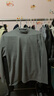 凡客誠品（VANCL）半高領(lǐng)打底衫男士秋冬季保暖內搭雙面絨長(cháng)袖T恤男 灰色 2XL 曬單實(shí)拍圖