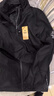 西域駱駝（VANCAMEL）夾克男春秋連帽外套休閑男士青年上衣潮流百搭男裝 黑色 3XL 曬單實(shí)拍圖