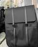 皮爾卡丹雙肩書(shū)包男士商務(wù)通勤背包大容量旅行出差輕便電腦包實(shí)用禮物高端 黑色 曬單實(shí)拍圖