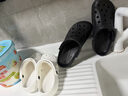 卡駱馳（CROCS）貝雅洞洞鞋沙灘鞋|10126 白色-100    37 /38(230mm)   曬單實(shí)拍圖