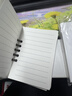筆霧貼紙便利貼小本子口袋本隨身本活頁(yè)手賬本A7活頁(yè)本迷你筆記本子高顏值線(xiàn)圈本輕薄本文具禮物 顏色隨機一本可備注顏色（兩本更劃算） A7【橫線(xiàn)】1本/80張 曬單實(shí)拍圖