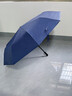 印象城超大號雙人雨傘結實(shí)抗風(fēng)晴雨兩用黑膠防曬傘手動(dòng)折疊便攜  藏青 曬單實(shí)拍圖