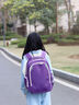 牧童兒童學(xué)院風(fēng)書(shū)包小學(xué)生大容量雙肩包男女童超輕透氣背包 清華紫XL 曬單實(shí)拍圖