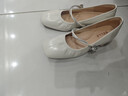 百麗（Belle）一字帶羊皮瑪麗珍鞋女2026春新商場(chǎng)同款質(zhì)感單鞋F1S1DAQ6 米白 39 (245mm) 曬單實(shí)拍圖