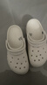 卡駱馳（CROCS）貝雅云彩女士洞洞鞋休閑鞋|208186  白色-100    35 (220mm)   曬單實(shí)拍圖